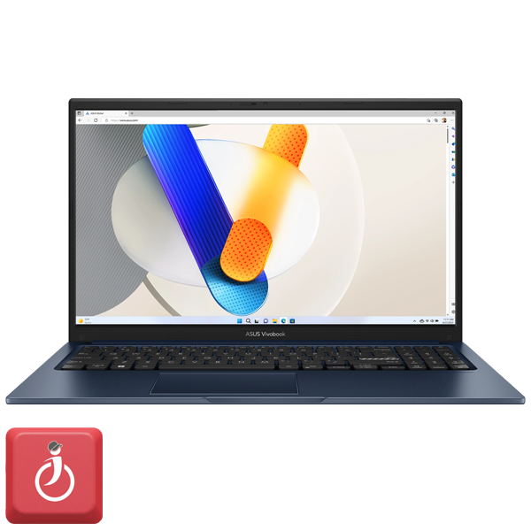 لپ تاپ ایسوس مدل VIVOBOOK X1504-VA-I3-1315-8GB-512SSD-INTEL-BLUE-IPS